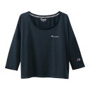 チャンピオン Champion ウィメンズ C VAPOR クロップドTシャツ NEW Tシャツ CW-QS401-370(ネイビー)