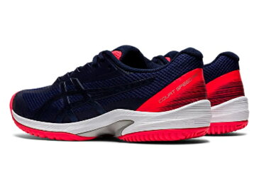 アシックス asics COURT SPEED FF OC(レディース）NEW テニスシューズ 1042A082-400(ピーコート/ディバピンク)