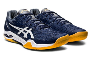 アシックス asics COURT CONTROL（コート コントロール)FF NEW バドミントンシューズ 1071A021-401(ピーコート×ホワイト)