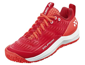 ヨネックス YONEX パワークッション エクリプション3ウイメンAC NEW テニスシューズ SHTE3LAC-713(レッド/ホワイト)
