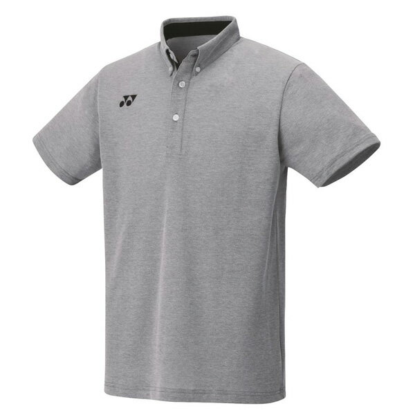 ヨネックス YONEX 10342-010 メンズ ゲームシャツ フィットスタイル テニス バドミントンウェア トップス (グレー)
