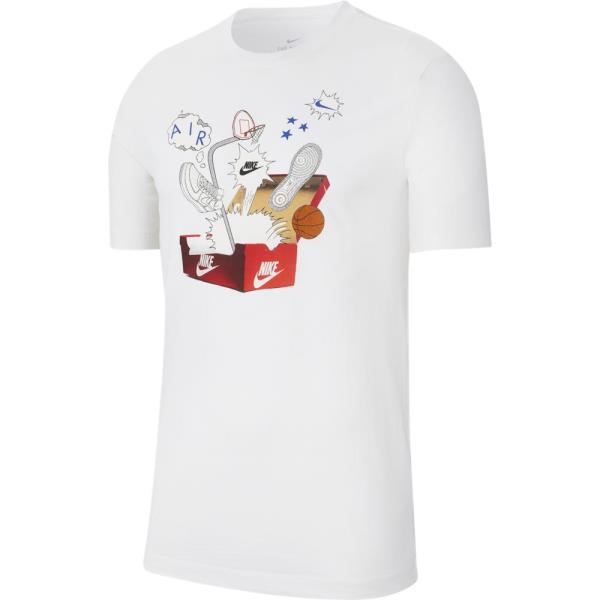 ナイキ Nike シューボックス　フォト　Tシャツ 半袖Tシャツ CU6872-100(ホワイト)