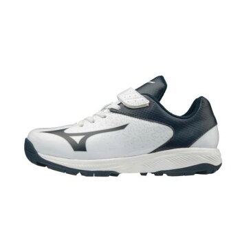 ミズノ MIZUNO セレクトナイントレーナー2 CR(ジュニア) ジュニア野球トレーニングシューズ 11GT1924-14(ホワイト×ネイビー)