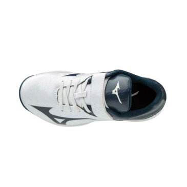 ミズノ MIZUNO セレクトナイントレーナー2 CR(ジュニア) ジュニア野球トレーニングシューズ 11GT1924-14(ホワイト×ネイビー)