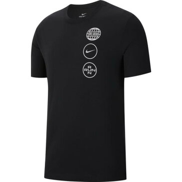 ナイキ Nike DRI-FIT ワイルド ラン Tシャツ ランニングシャツ CZ8329-010(ブラック)