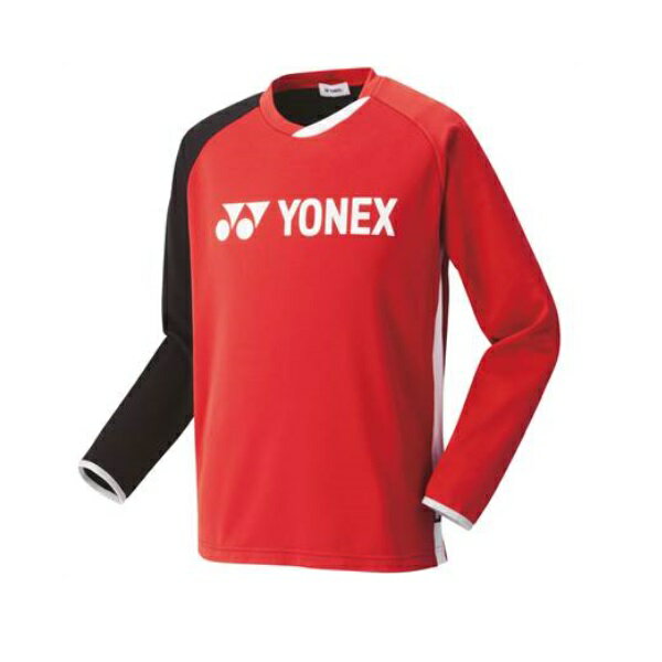 ヨネックス YONEX ジュニアライトトレーナー ジュニアテニスウェア 31039J-496(サンセットレッド)