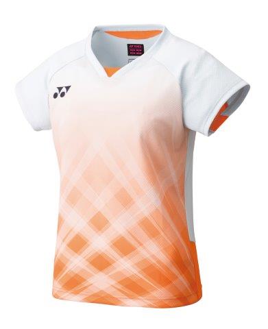 ヨネックス YONEX ゲームシャツ（フィットシャツ） レディーステニス・バドミントンシャツ 20611-488(サンシャインオレンジ)