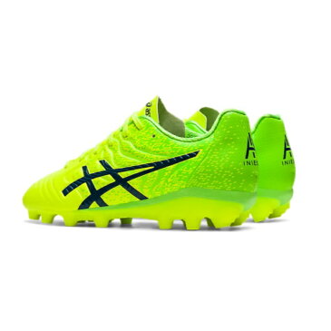 アシックス asics ULTREZZA 2 AI JR GS(キッズ) ジュニアサッカーシューズ 1104A043-755(セーフティーイエロー/マコブルー)