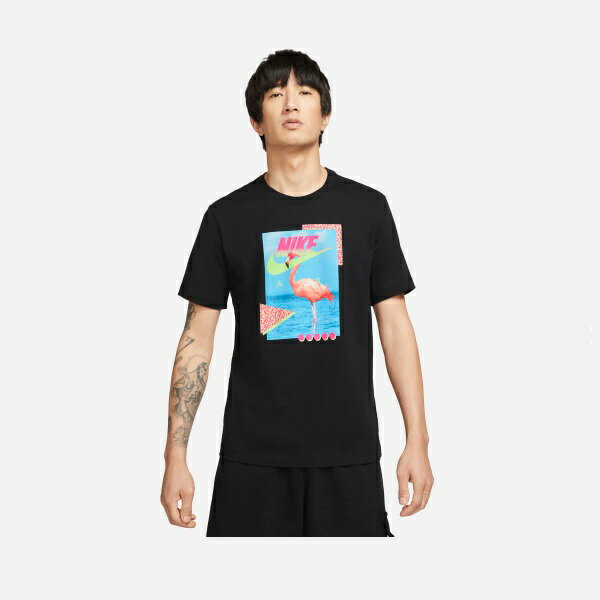 ナイキ Nike NSW　ビーチ　フラミンゴ　S／S　Tシャツ 半袖Tシャツ DD1283-010(ブラック)