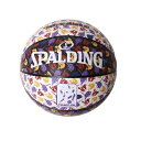 スポルディング SPALDING スポルディング × ラヂオエヴァ モノグラム 合成皮革 7号球 バスケットボール 76-777J