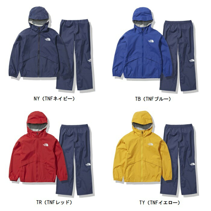 楽天オオミヤスポーツ　楽天市場店ザ・ノースフェイス THE NORTH FACE レインテックスユリイカ（キッズ） ジュニアレインウエア上下セット NPJ12112