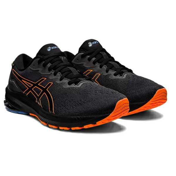 アシックス asics GT-1000 11 GTX ランニングシューズ 1011B447(ブラック/ショッキングオレンジ)