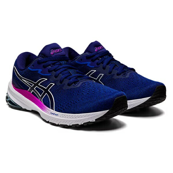 アシックス asics GT-1000 11（レディース） レディースランニングシューズ 1012B197-401(Lapis Lazuli Blue/Soft Sky)