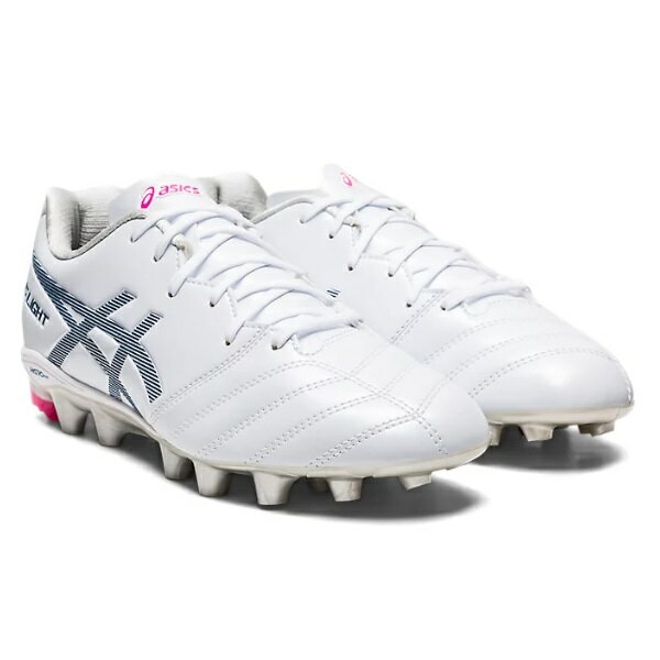 アシックス asics DS LIGHT JR GS（ディーエスライト JR GS） ジュニアサッカースパイク 1104A046-101(White/Mako Blue)