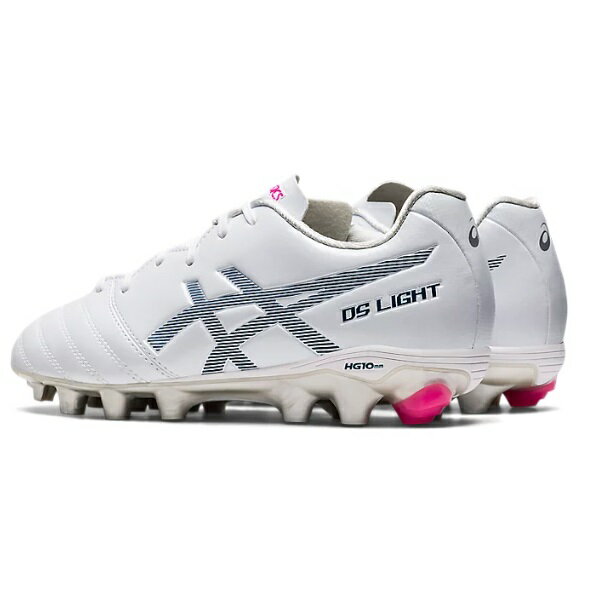 アシックス asics DS LIGHT JR GS（ディーエスライト JR GS） ジュニアサッカースパイク 1104A046-101(White/Mako Blue)