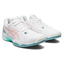 アシックス asics SOLUTION SPEED FF 2 INDOOR レディーステニスシューズ 1042A216-103(White/Frosted Rose)