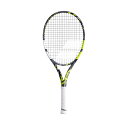 バボラ BABOLAT ピュア アエロ ジュニア 26（張り上げ済） ジュニア硬式テニスラケット 140466-370(グレーイエローホワイト)