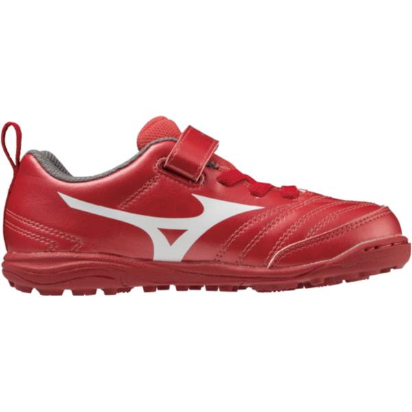 ミズノ MIZUNO モナルシーダNEO II CLUB KIDS AS(ジュニア) ジュニアサッカートレーニングシューズ P1GE2226-60(パッションレッド×ホワイト)通販 サッカー 用品 セール
