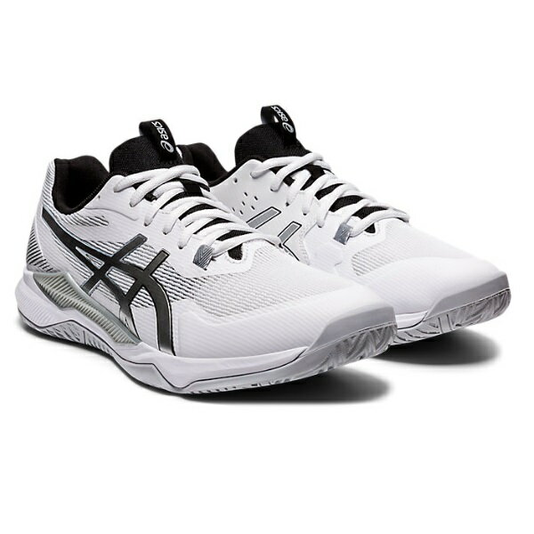 アシックス asics GEL-TACTIC（ゲルタクティック） バレーボールシューズ 1073A051-100(ホワイト/ピュアシルバー) バレーシューズ