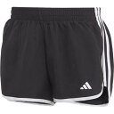 アディダス adidas W M20 SHORT レディースランニングパンツ BSO29-IC5184(ブラック/ホワイト)