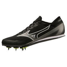 ミズノ MIZUNO エックスファースト2 ワイド（ユニセックス） 陸上スパイク U1GA2331-01(ブラック×ダークグレー)