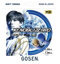 ・ブランド：ゴーセン GOSEN ・カテゴリー：テニス・バドミントン ・種目：ソフトテニスガット ・商品名：XENOBLIZZARD / ゼノブリザード ・商品コード：SSXB11XB-XB ・カラー：ゼノブルー ・サイズ：F ・ゲージ：メイン／1.25mm、クロス／1.30mm ・長さ：メイン／6.5m、クロス／5.0m ・素材 [メイン] ポリエステル シリコンオイルコーティング [クロス] 高弾性特殊ナイロンマルチフィラメント 海島型側糸 ・適正テンション：25〜35lbs ・生産国：日本製・プロソフトテニスプレーヤー上岡俊介との共同開発により、トップ選手が求める「相手を追い詰めるボールの伸び」と「エースを量産するコントロール」を極限まで追求した、超攻撃型ハイエンドハイブリッドガット。