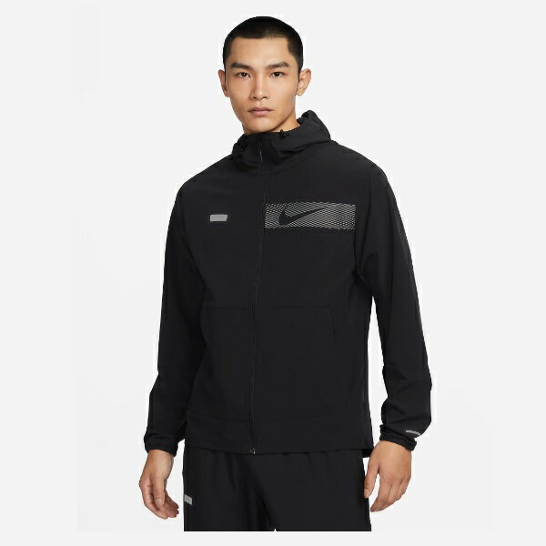 ナイキ Nike RPL FLSH アンリミテッド フーディ ジャケット ランニングジャケット FB8559-010(ブラック/(リフレクトシルバー))