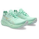 アシックス asics GEL-NIMBUS 26 WIDE（レディース） レディースランニングシューズ 1012B602-300(Mint Tint/Pale Mint)