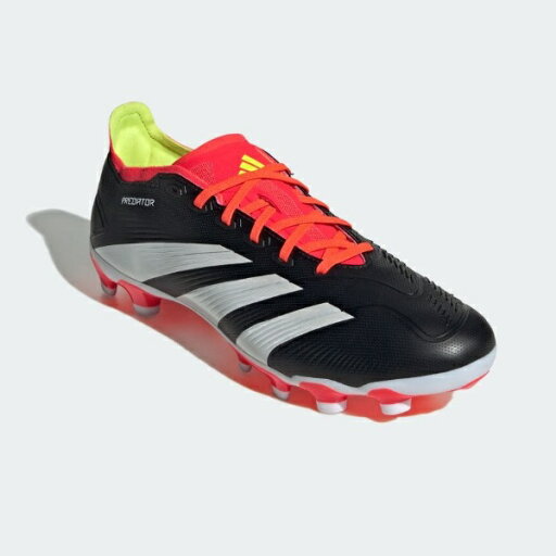 アディダス adidas プレデター LEAGUE L HG/AG サッカースパイク IG7725(コアブラック/フットウェアホワイト/ソーラーレッド ) アディダス adidas プレデター LEAGUE L HG/AG サッカースパイク IG7725(コアブラック/フットウェアホワイト/ソーラーレッド )