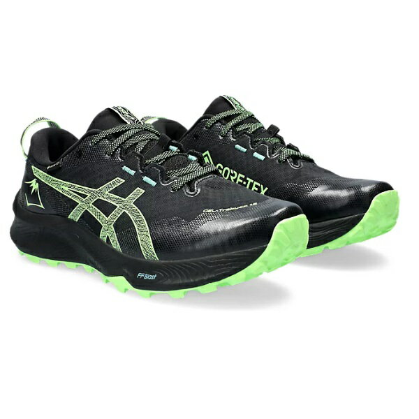 AVbNX asics GEL-Trabuco 12 GTX jOV[Y 1011B801-001(Black/Illuminate Green)