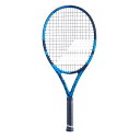 バボラ BABOLAT ピュアドライブ ジュニア25 硬式テニスラケット（ストリング張り済み） 140434-BU(ブルー)