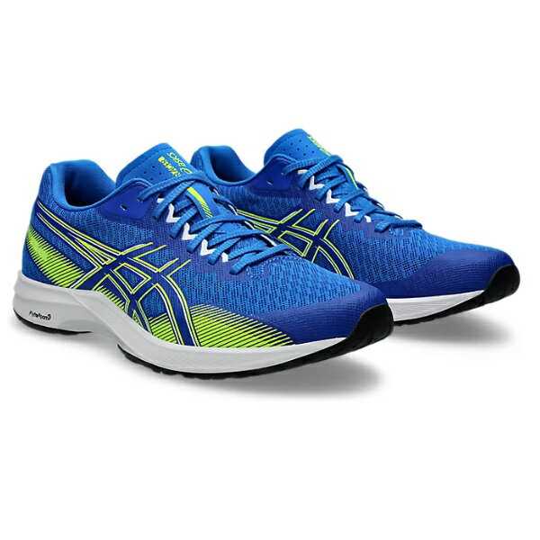 AVbNX asics LYTERACER 5 jOV[Y 1011B903-400(Electric Blue/Safety Yellow)