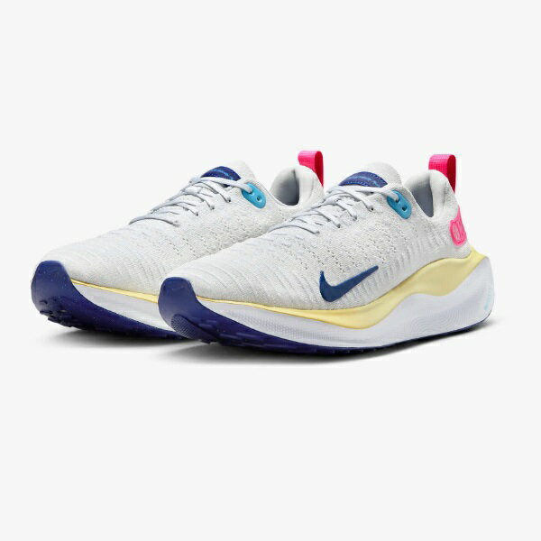 ナイキ Nike リアクトX インフィニティラン4 ランニングシューズ DR2665-009 フォトンダスト/ホワイト/サターンゴールド/ディープロイヤルブルー 