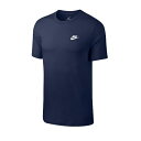 ナイキ Nike クラブ Tシャツ 半袖Tシャツ AR4999-410(ミッドナイトネイビー/(ホワイト))