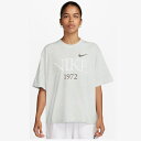 ナイキ Nike ウィメンズ NSW ボクシー S/S Tシャツ レディースTシャツ FQ6601-051(バーチヘザー)