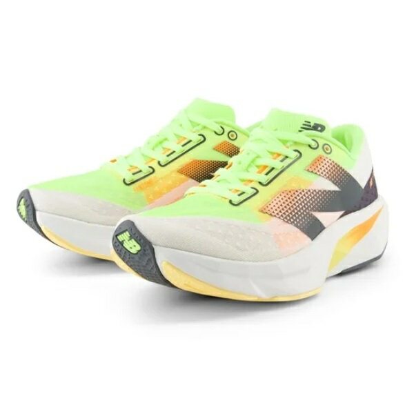 ニューバランス New Balance FuelCell Rebel v4 LL4 ランニングシューズ MFCXLL4D(ホワイト/ライム)