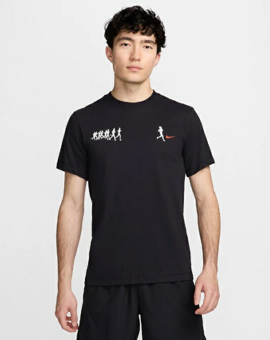 ナイキ Nike Dri-FIT TEE RUN ENERGY ランニングTシャツ FV8393-010(ブラック)