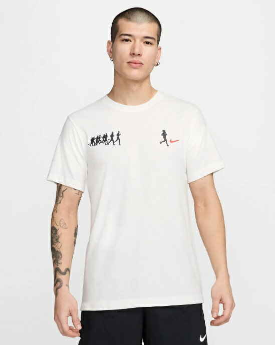 ナイキ Nike Dri-FIT TEE RUN ENERGY ランニングTシャツ FV8393-121(サミットホワイト)