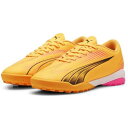 プーマ PUMA ウルトラ プレイ TT + MID JR ジュニアサッカートレーニングシューズ 10777403(Sun Stream/Puma Black/...