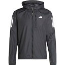 アディダス adidas OTR B JKT M ランニングウォームアップジャケット IKM73-IN1483(ブラック)