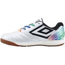 Umbro アンブロ アクセレイタ- TR JR WD IN ジュニアフットサルシューズ UF4FCST3J-WHBK(Sホワイト/Mレインボー/ブラック)