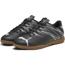 プーマ PUMA アタッカント IT JR ジュニアフットサルシューズ 10748201(プーマブラック/シルバーミスト)