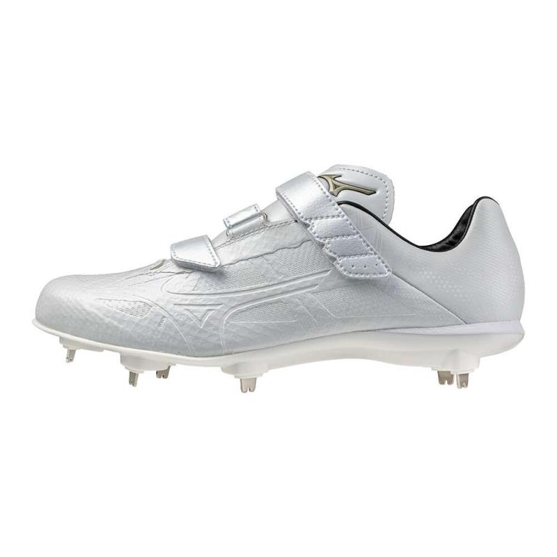 ミズノ MIZUNO 【グローバルエリート】ライトレボエリート2 ワイドBLT[ユニセックス] 野球スパイク 11GM2415-01(ホワイト×ホワイト)