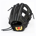 ワールドペガサス Jr.軟式用エディットFL (ソフトボール使用可能) SS 少年軟式グローブ WGJ4FEDSS-9090(ブラック/ブラック)