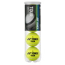 ヨネックス YONEX ツアー(4個入り) 硬式テニスボール TB-TUR4P-004(イエロー)