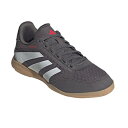 アディダス adidas PREDATOR LEAGUE IN J(プレデター LEAGUE IN J) ジュニアフットサルシューズ ID3829(グレーストレ...