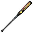 ミズノ MIZUNO 小学生軟式用プロフェッショナルセレクション(FRP製/74cm/平均460g) ジュニア軟式バット 1CJFY14074-HN7(ブラック/長岡秀樹型)