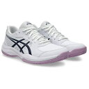 アシックス asics COURT SLIDE 4 CLAY/OC(オムニ・クレー) レディーステニスシューズ 1042A284-100(White/Indig...