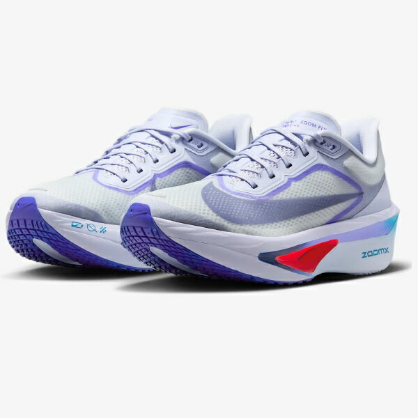 2025年モデル！！ ナイキ Nike ウィメンズ ズーム フライ 6 レディースランニングシューズ FN8455-004(ゴースト/フットボールグレー/ブルーライトニング/ブルーボイド)