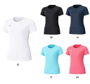 ミズノ MIZUNO ナビドライTシャツ(半袖/丸首) レディース半袖Tシャツ 32MAC390
